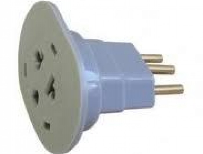 3699-04 - Pino Adaptador 2P+T 10A 250V~ Perlex