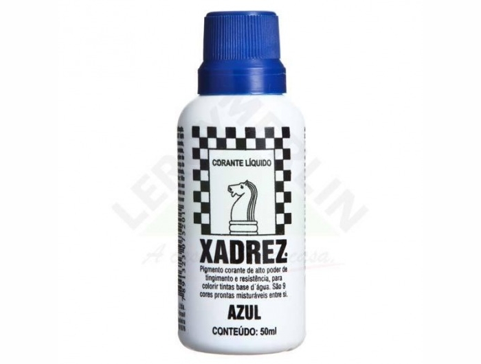 6167-00 - Corante Xadrez Azul 50ml