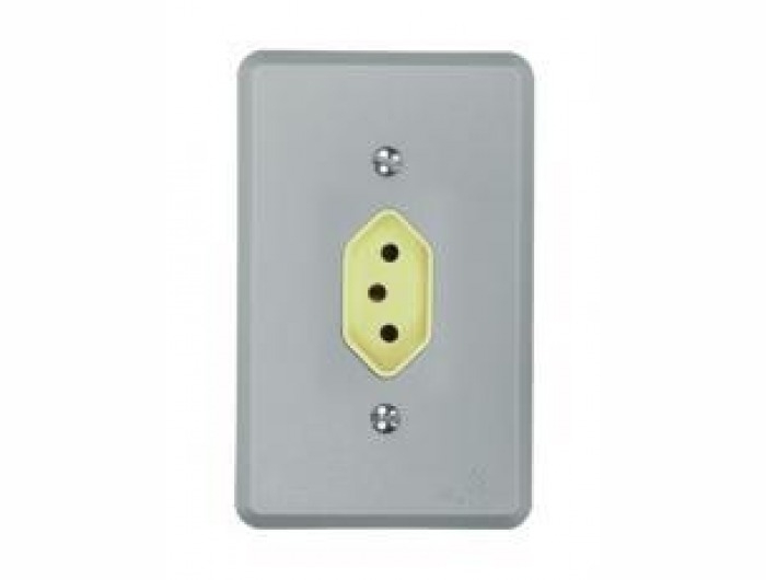 3548-03 - Tomada Simples com placa 10A 250V~