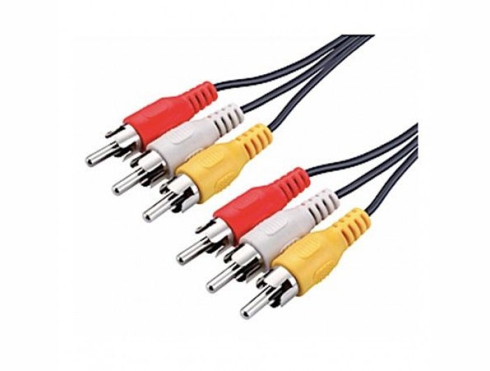 3496-07 - Cabo - 3 RCA + 3 RCA - 1,80m