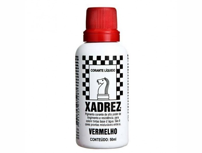 6165-04 - Corante Xadrez Vermelho 50ml